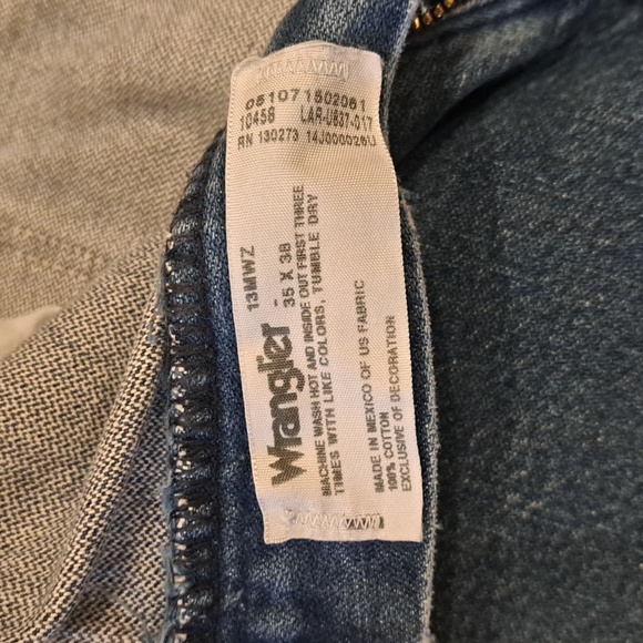Wrangler Men's Jeans Size 35x38 Stlye 13MWZ - Picture 4 of 9
